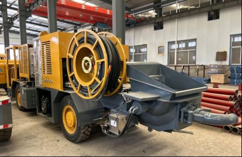 カルバート用高出力フレキシブル吹付け湿式コンクリートショットクリートロボット